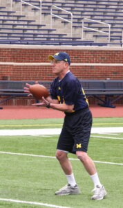 Kolins with the ball