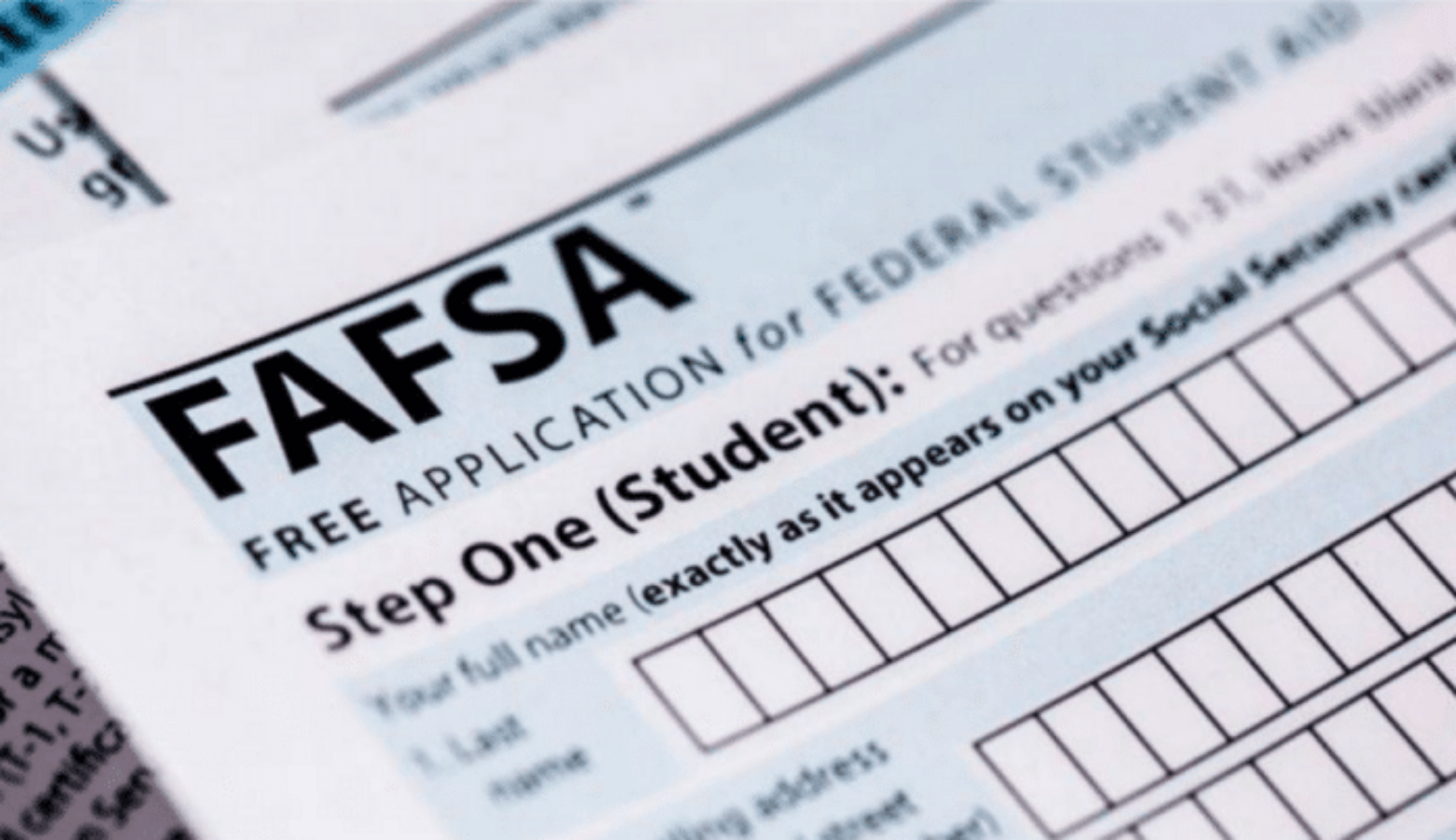 FASFA application. Image: Public Domain