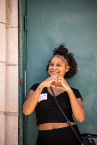 "They care about you," says Heavenlee Gordon, a patient of Luke Clinic. Image credit: Eric Bronson, Michigan Photography
