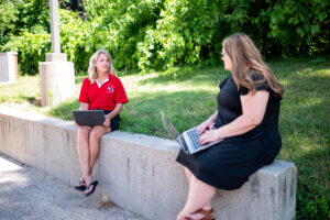 Billie Freeland and Nicole Andreas. Image credit: Eric Bronson, Michigan Photography