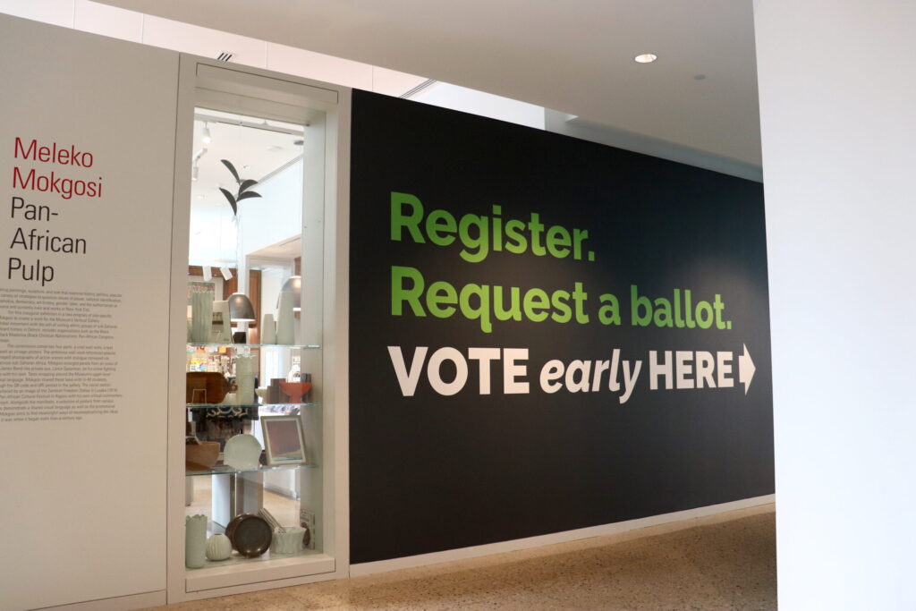 The Ann Arbor City Clerk's satellite office at Museum of Art will open on Sept. 22, with absentee ballots available on Sept. 24. Image credit: Nick Beardslee, Stamps School of Art & Design