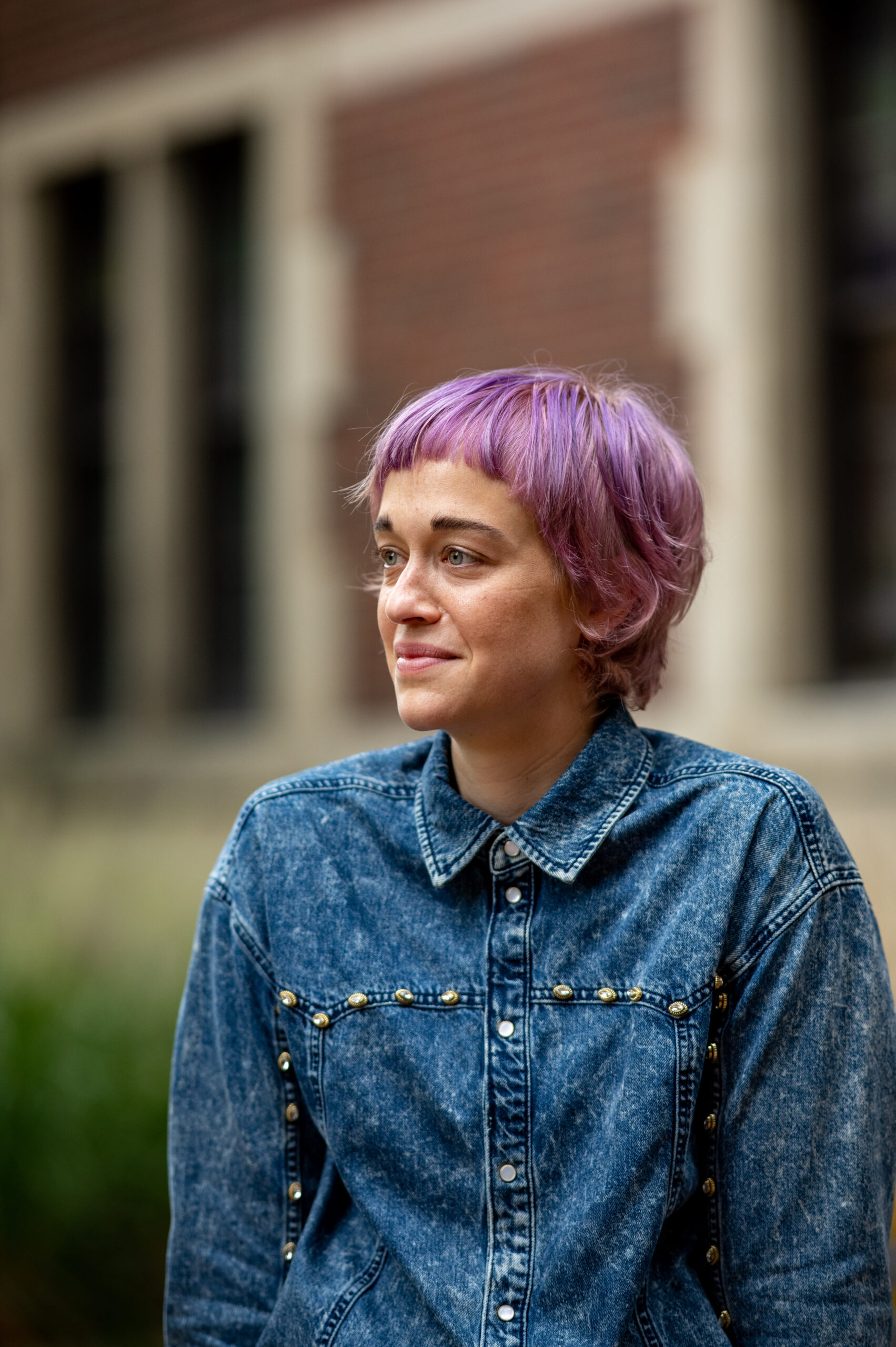 Lauren Trimble, U-M School of Information graduate student. Image credit: Eric Bronson, Michigan Photography