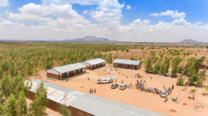 Aerial View of Public School in Malawi