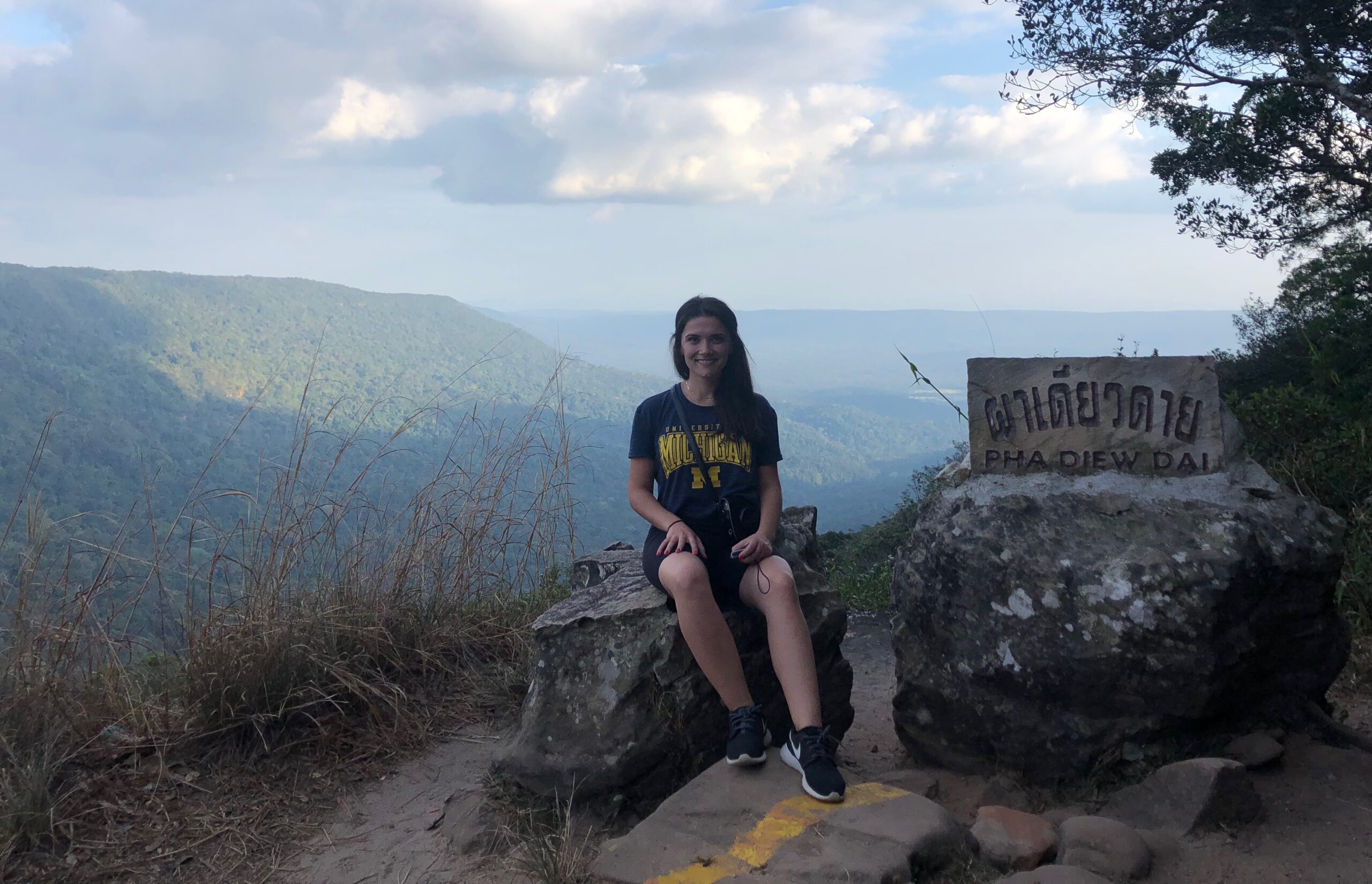 Graduate Nursing student Kristiana Hila during her visit in Thailand. Image credit: Kristiana Hila