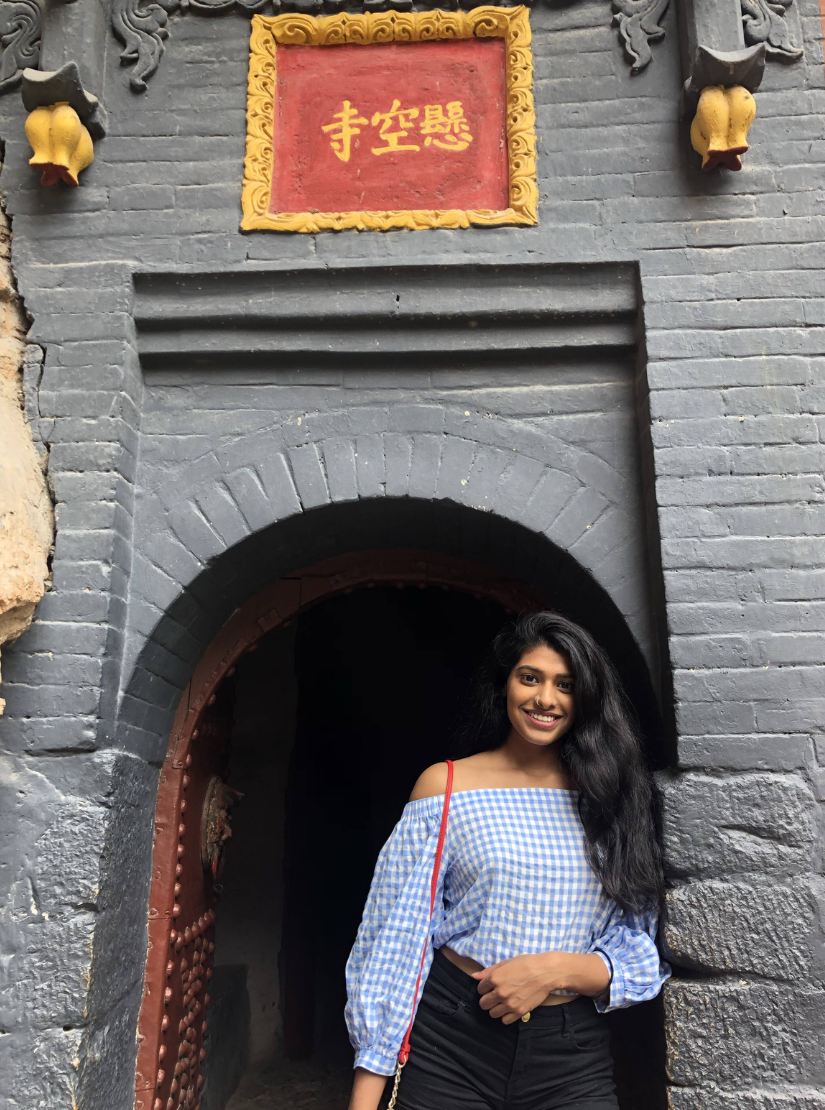 Sanghamithra Kalimi during her China Fellowship. Image credit: Sanghamithra Kalimi