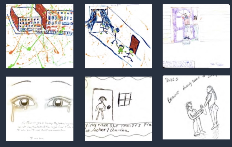 Picture of Connection activity drawings.