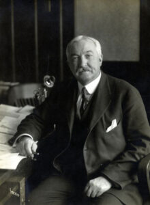 Mortimer E. Cooley, the College of Engineering dean who in the early 20th century pitched the idea for a unit that would support sponsored research at U-M. (Photo courtesy of the Bentley Historical Library)