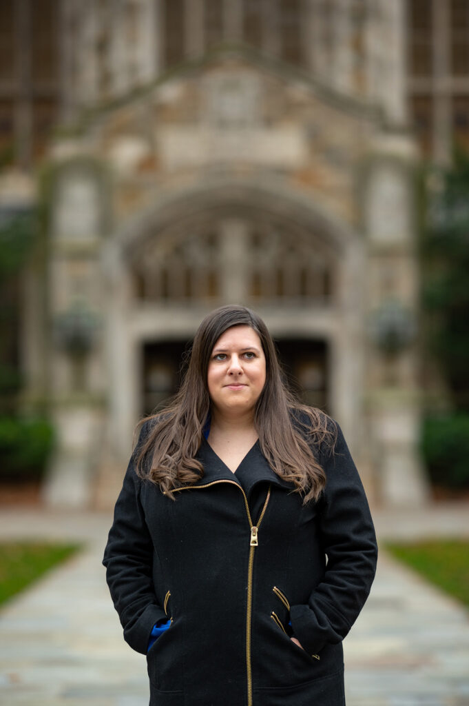 Rachael Kohl, who directs the U-M Workers' Rights Clinic, works with eight law students during the summer and more than 75 during the winter. (Photo by Eric Bronson, Michigan Photography)