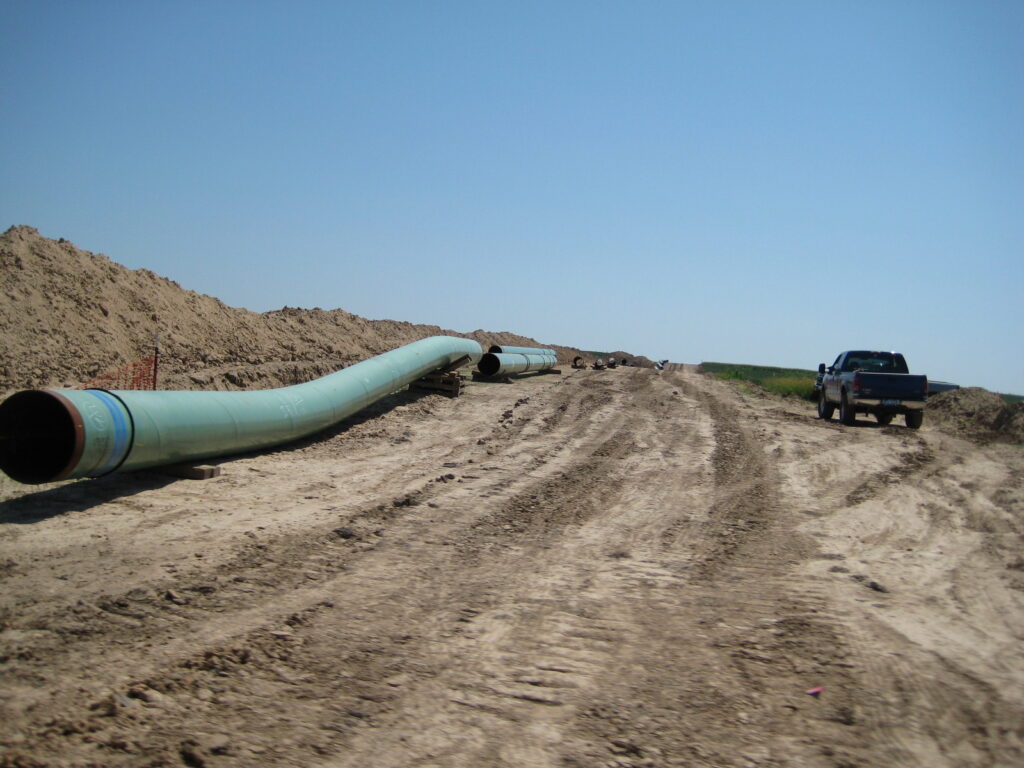 Pipes for keystone pipeline in 2009. Image credit: Flominator via Flickr