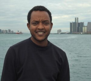 Zerihun Birehanu. Belle Isle in Detroit during a UMAPS outing. Image credit: ASC