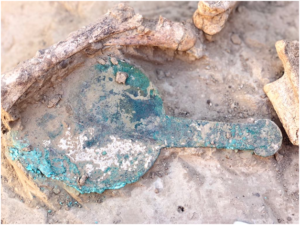 Mirror recovered from the site of Mamai-Gora. Image credit: S. Andrukh