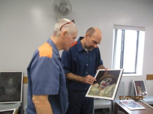 Suspense and expectation were in the air, and an art war between Bruce and Daryl R was about to begin.