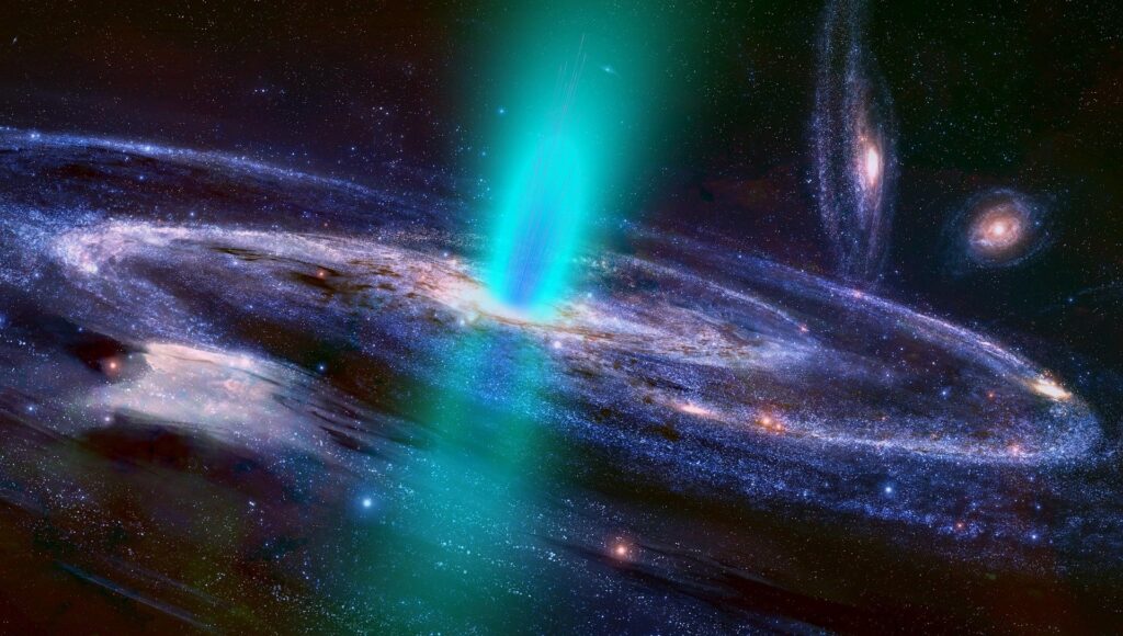 Concept image of a galaxy. Image credit: ParallelVision, Pixabay