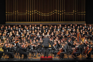 The University of Michigan School of Music, Theatre & Dance's annual Collage Concert, which generally takes place at Hill Auditorium, is one of their most popular events each year. For the first time in 44 years, the event will be virtual. Image credit: Peter Smith Photography.
