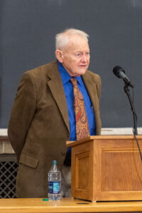 U-M professor emeritus of biology Thomas Moore in 2018. Image credit: Michigan Photography