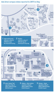 Crime map for May 2021