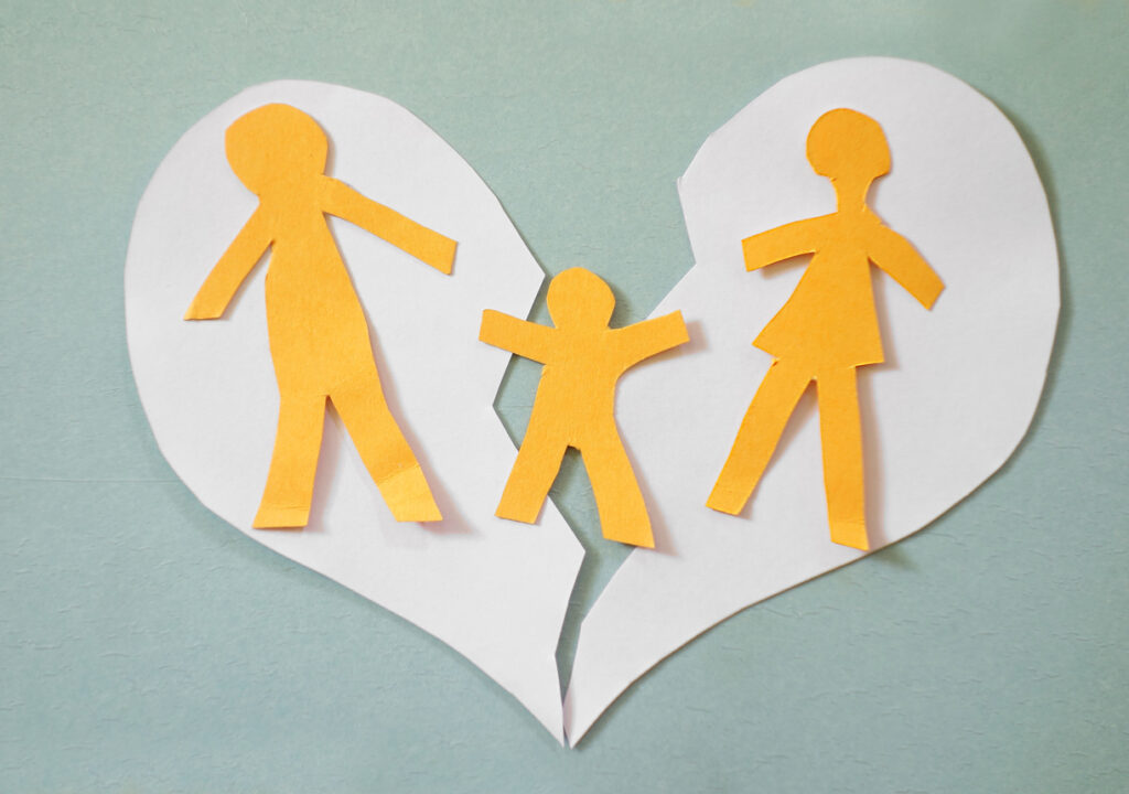 Concept image of family separation. Image credit: iStock