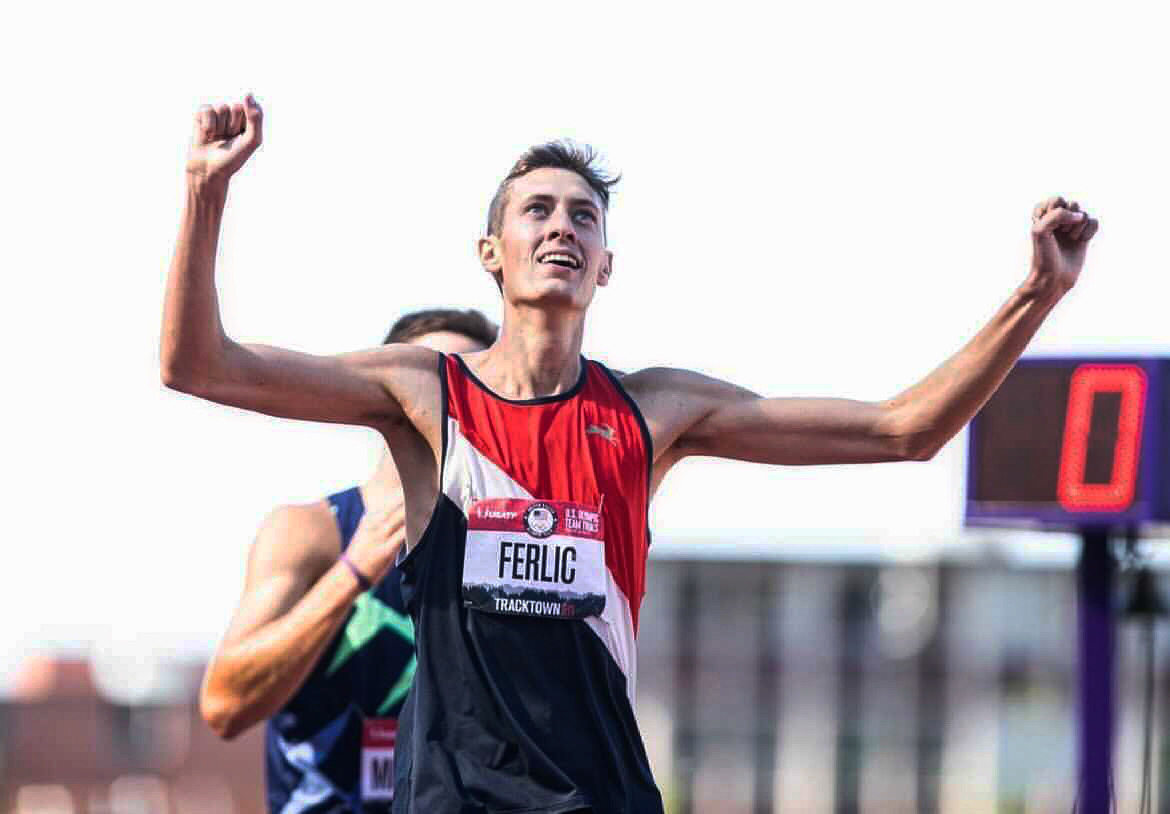 U-M student Mason Ferlic qualifies for the Olympic games. Image courtesy: Mason Ferlic