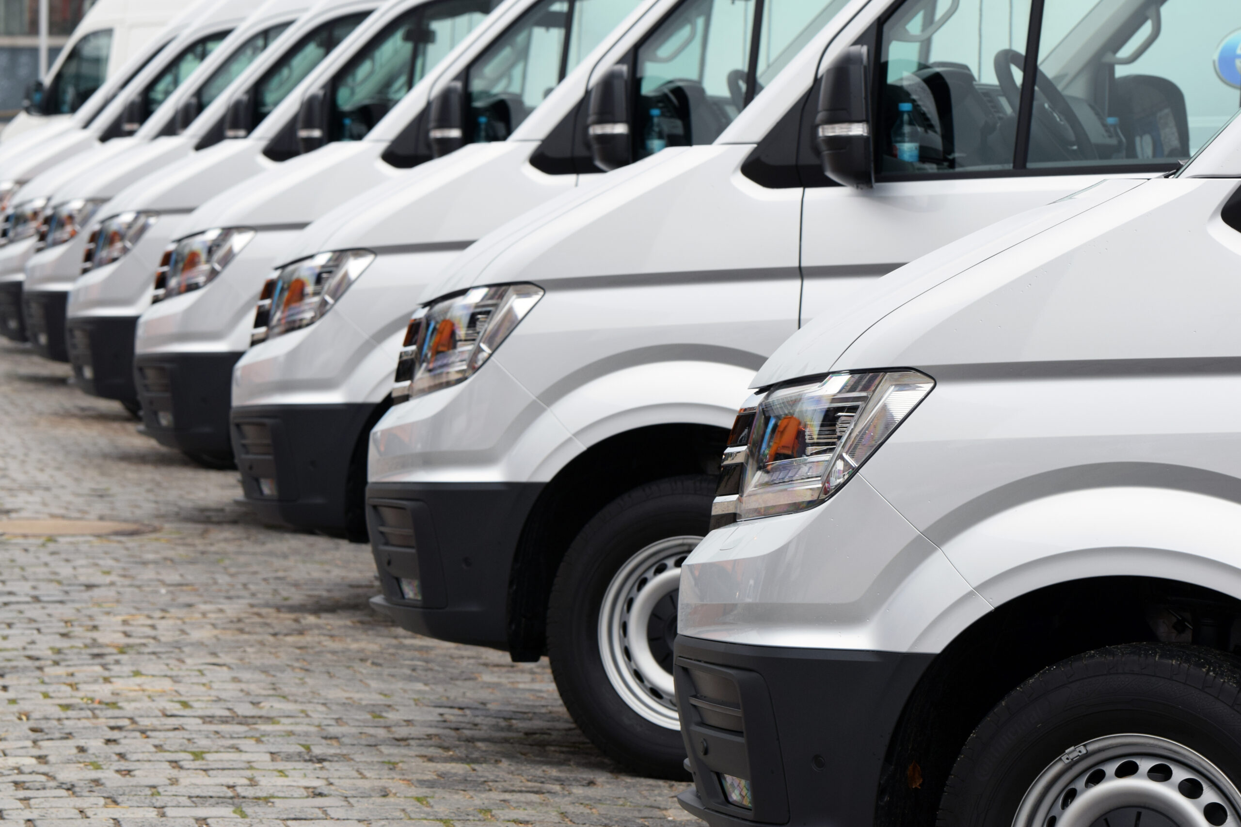 Electric fleet vehicles. Image credit: iStock