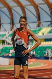 U-M Ph.d student and Olympian Mason Ferlic. Image courtesy: Mason Ferlic