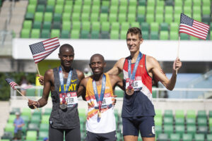 USA 3,000-meter steeplechase team. Image courtesy: Mason Ferlic