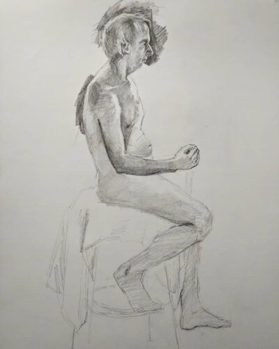 Clinical law professor Dave Moran has modeled nude an estimated 150 times at two dozen different places, from art centers and clubs to community colleges.