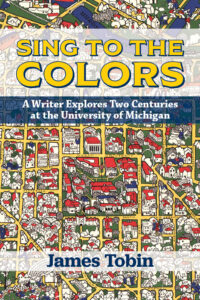 Sing to the Colors book cover. Cartoon of Ann Arbor