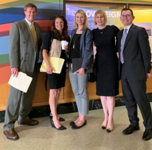 Holbrook with legislative team
