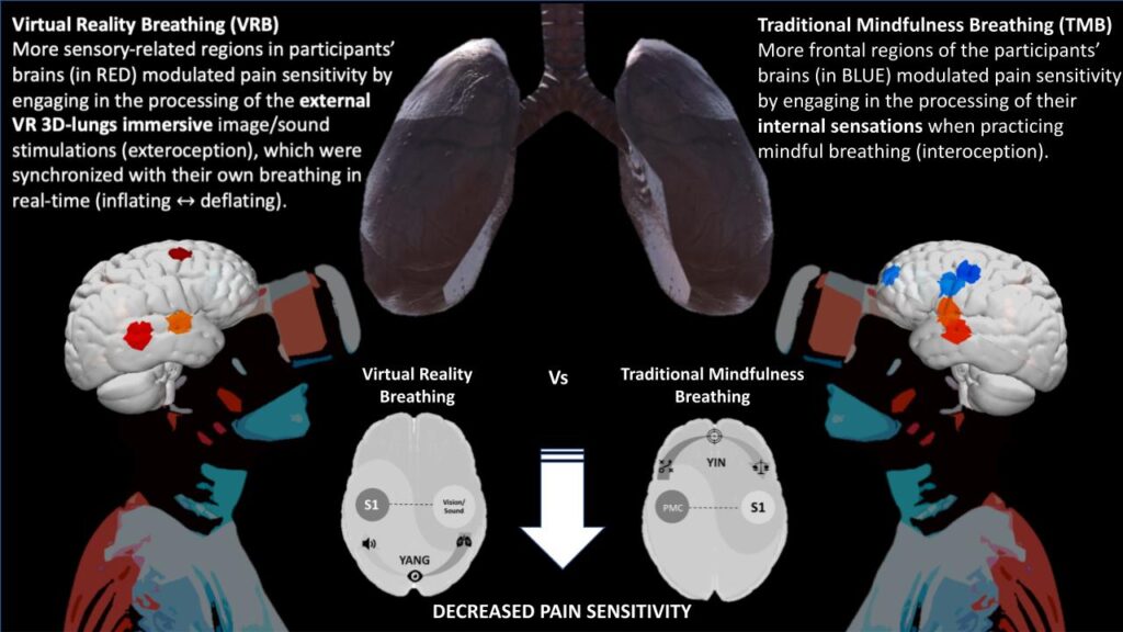 Virtual Reality vs. Traditional Mindfulness study abstract.