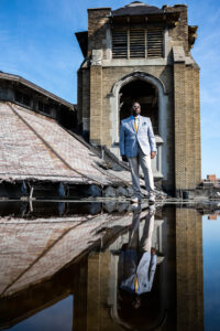Pastor Charles Williams II at Historic King Solomon Baptist Church in Detroit. Image credit: Eric Bronson.