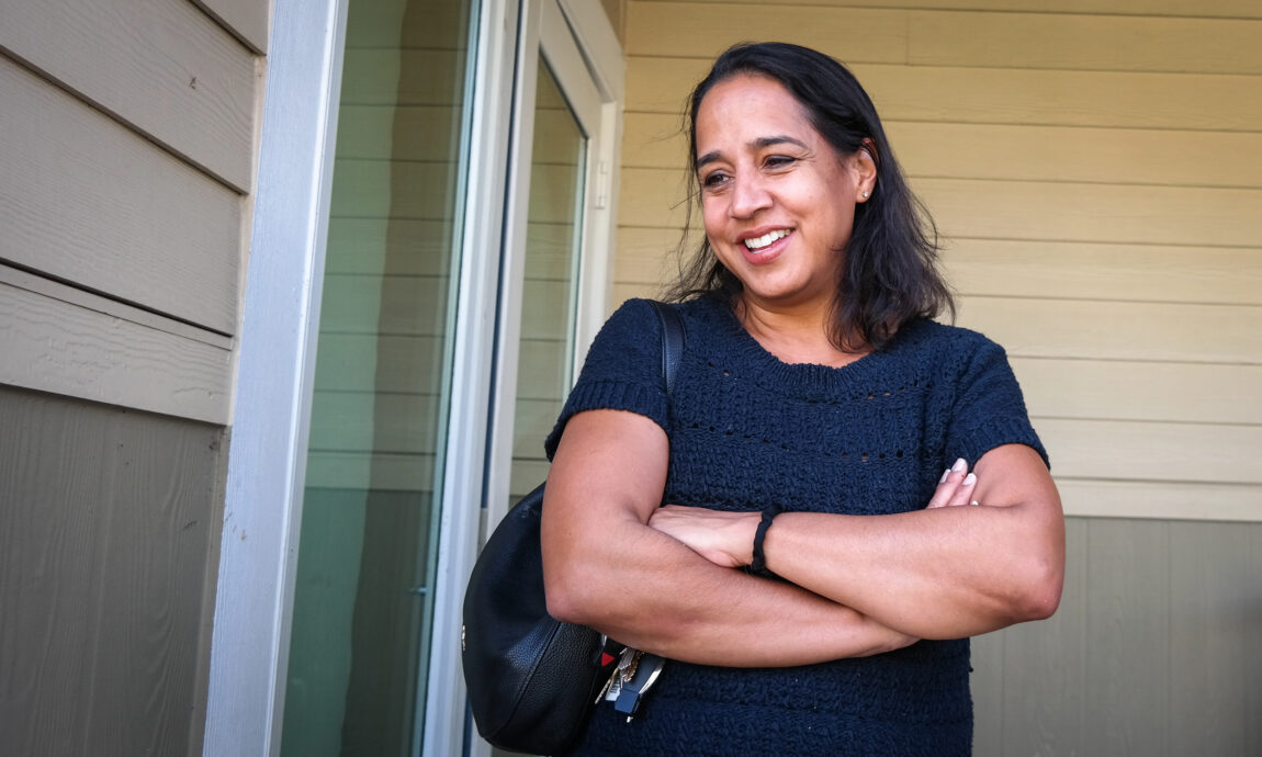 Dara Hill, associate professor of reading and language arts in the College of Education, Health, and Human Services at UM-Dearborn, put together a short documentary called “My Child’s K-5 School Journey in Detroit.” (Photo by Lou Blouin, UM-Dearborn)