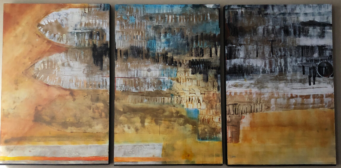 Jared Owens’ artwork “Ellapsium: master & Helm” is among the many pieces in Nicole Fleetwood’s installation, “Marking Time.” Owens is a self-taught artist during more than 18 years of incarceration. (Courtesy of LSA Department of History of Art)