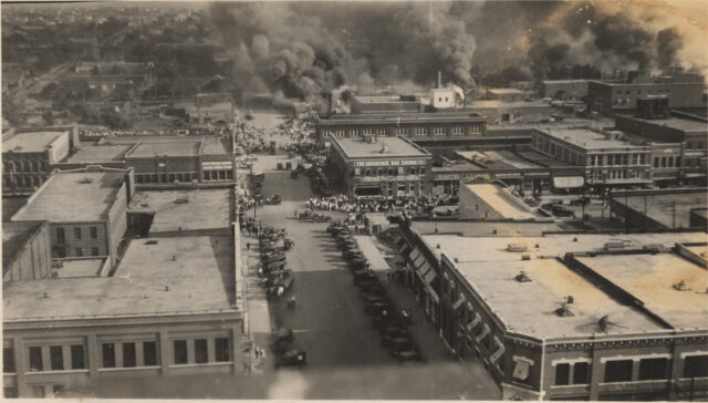 Tulsa, Oklahoma, on June 1, 1921. (Photo courtesy of McFarlin Library, University of Tulsa)