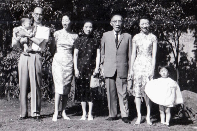 Photo of the Lo family in Taiwan in 1963.