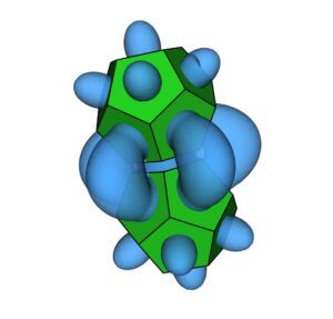 Nanoparticles in the shape of a dodecahedron. Image credit: Thi Vo, Glotzer Group, University of Michigan