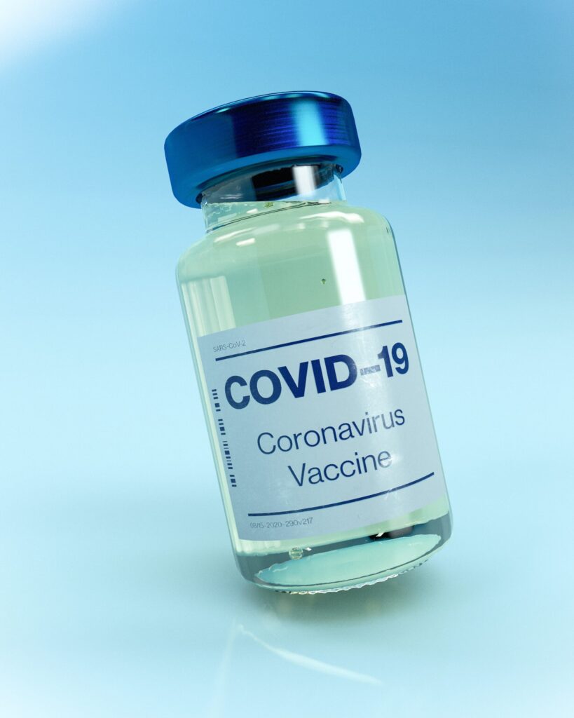 Covid-19 vaccine bottle. Image credit: Daniel Schludi, Unsplash.com