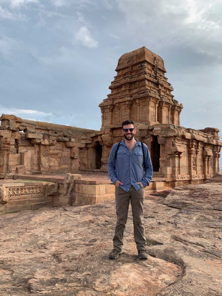 Ross Bernhaut, Upper Shivalaya temple at Badami, Karnataka, India, 2019. Personal Archive