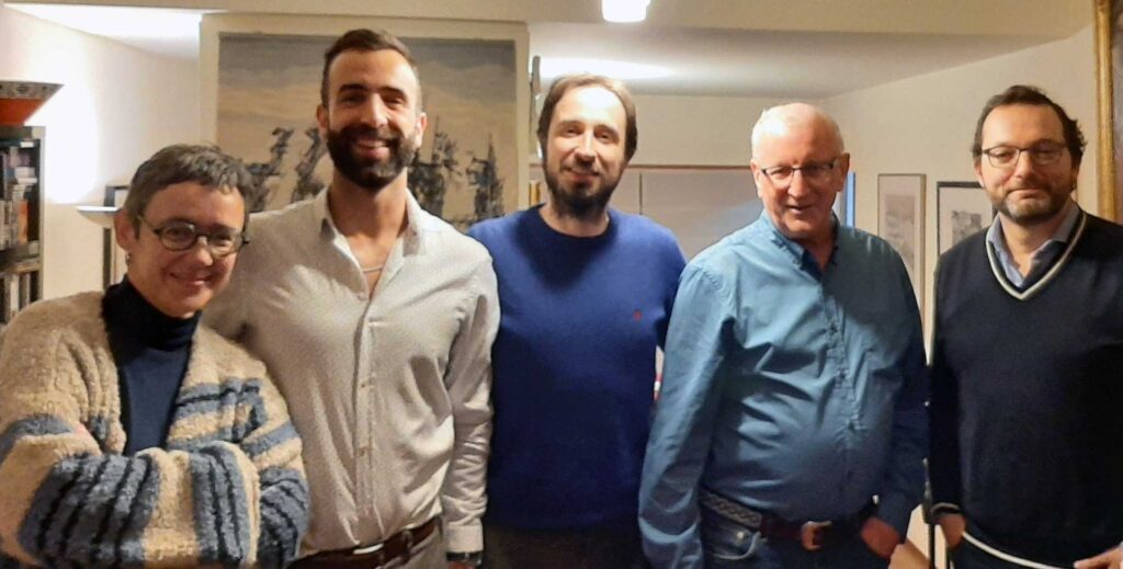 From left to right: Carla Sa (University of Minho), Pedro Luis Silva and Ricardo Biscaia (University of Porto), Stephen DesJardins (U-M) and Pedro Teixeira (University of Porto).