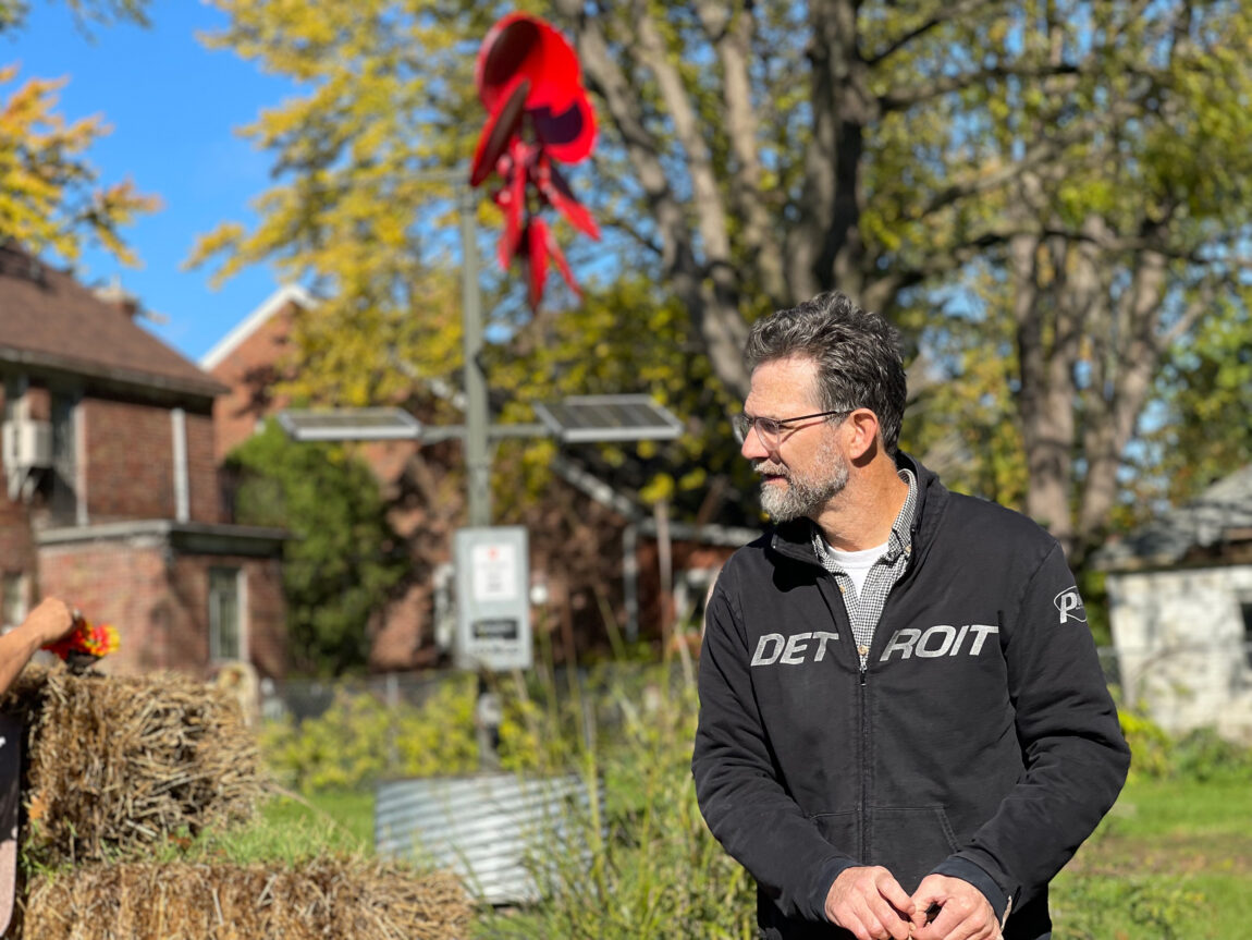 Paul Draus, professor of sociology at UM-Dearborn, has engaged with communities crafting solutions in Detroit. (Photo by Korey Batey)