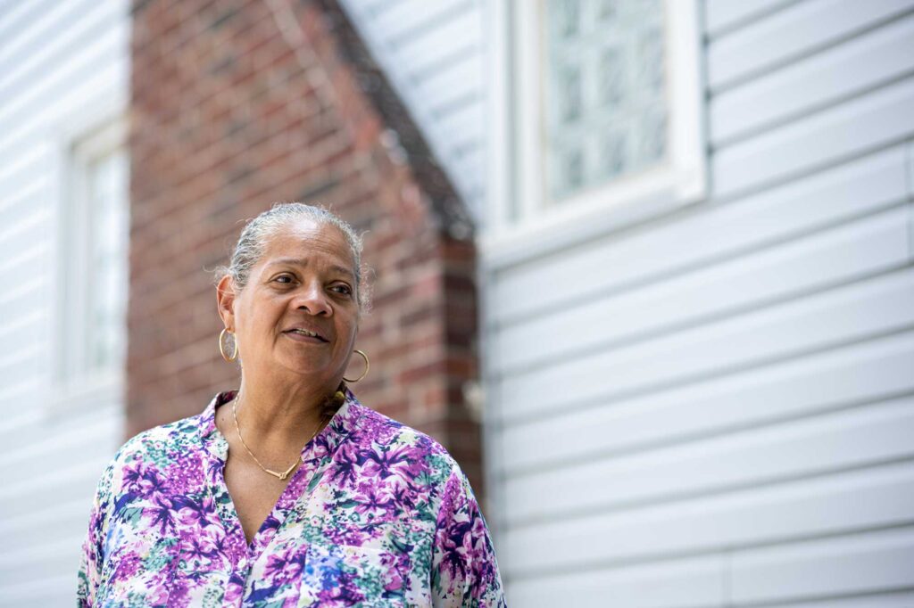 Zelda Anderson, a longtime MorningSide resident and neighborhood advocate, credits U-M for helping find owners of homes so they could be held responsible for fixing them up. Image credit: Eric Bronson