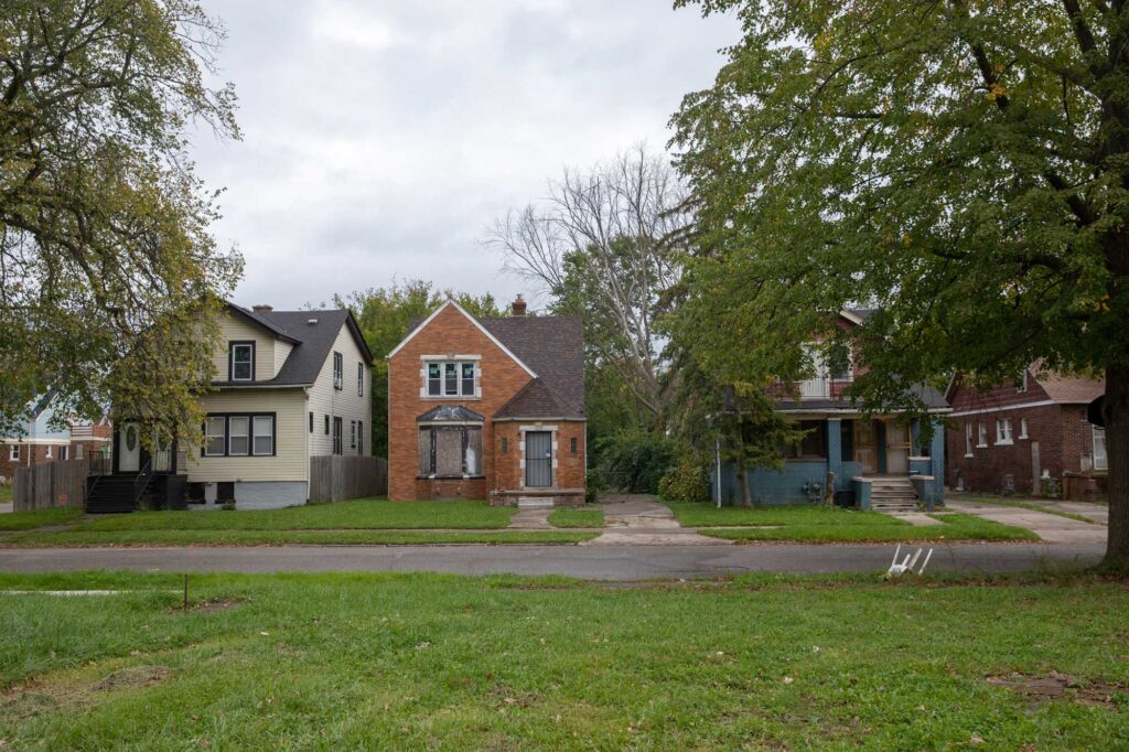 MorningSide, on Detroit's east side, is known for its interesting architecture including many brick Tudor style houses. Image credit: Eric Bronson