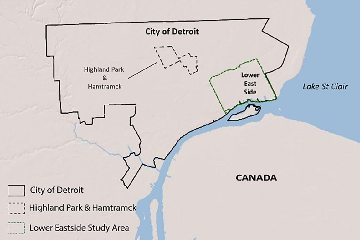 Map of the study area.