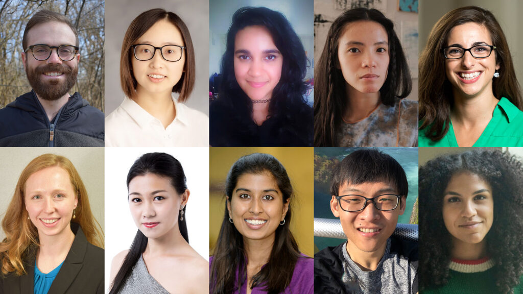 Photos of the 2021 ProQuest Distinguished Dissertation award winners