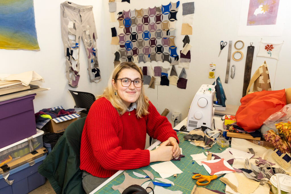 Maggie Wiebe hopes to purchase with a friend some land in Detroit to grow sustainable art supplies after graduating with a degree from the Penny W. Stamps School of Art & Design. (Photo courtesy of Maggie Wiebe)