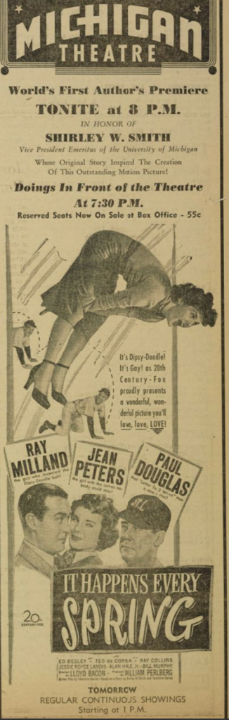 Michigan Daily Ad