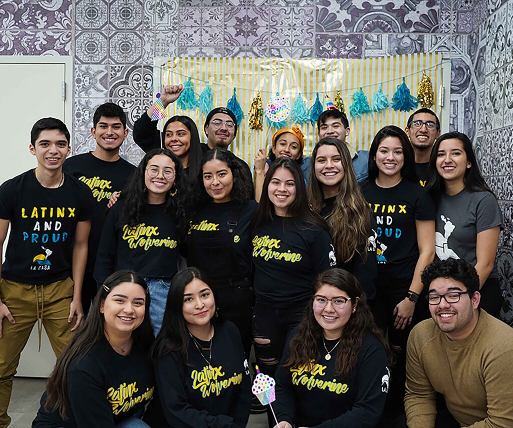 Palomino with campus organization La Casa Image courtesy: Xalma Palomino