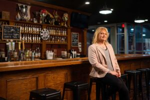 Stephanie Munier, a club fan who moved to Detroit from Ann Arbor about six years ago. Image credit: Eric Bronson, Michigan Photography