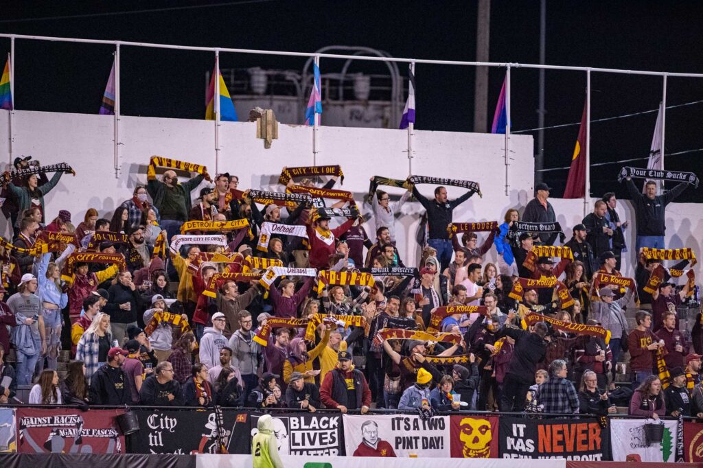 Fans pack the stadium. Image credit: Eric Bronson, Michigan Photography