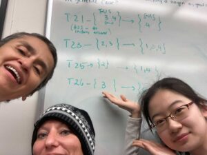 Vilma Mesa, Lelia Burley-Sanford and Amy Xinyi Hao. Image courtesy: Vilma Mesa