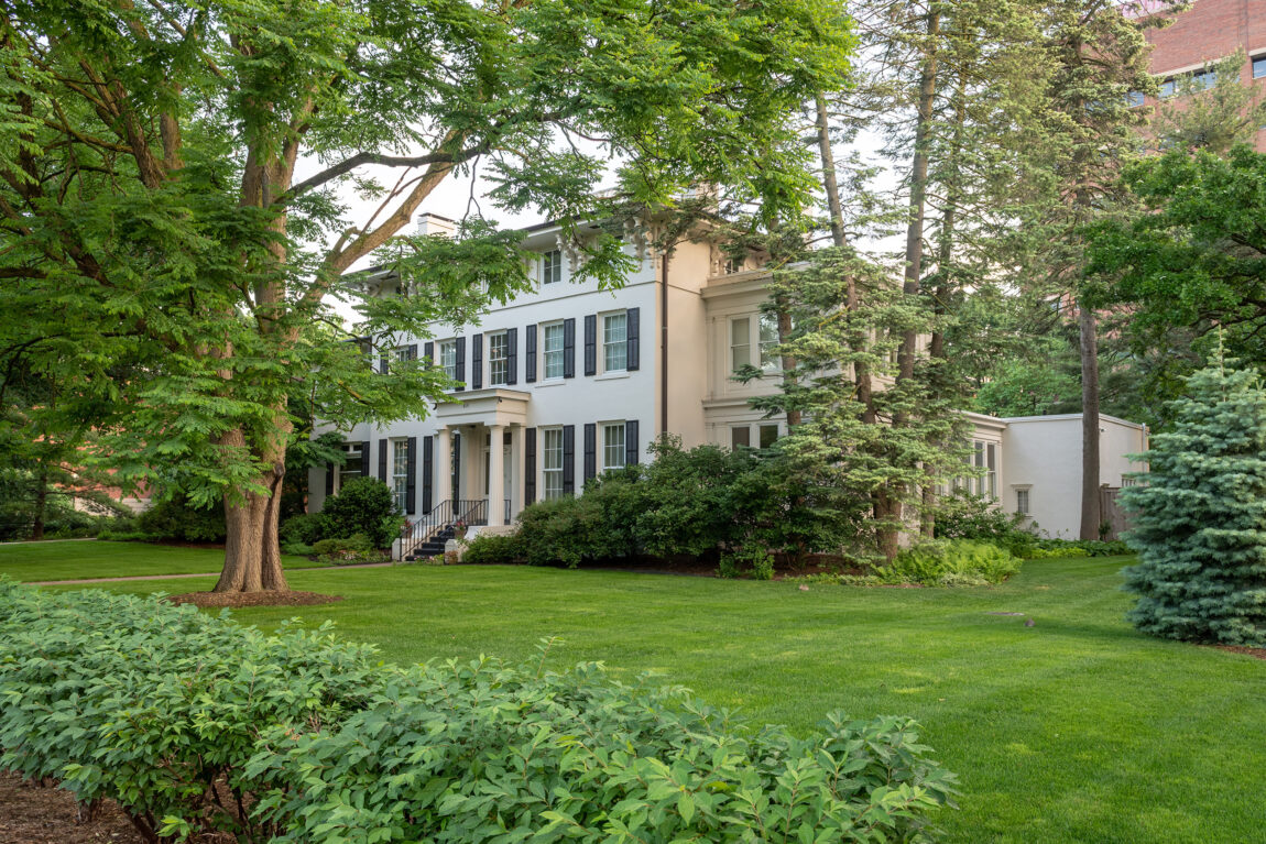 The President’s Residence is the oldest building on the University of Michigan’s Ann Arbor campus.